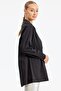 Stone Detailed Poplin Shirt Black - 2
