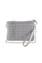 Braided Gray Portfolio Bag. Gray Clutch Bag. Evening Bag. Invitation Bag. Hand and Shoulder Bag. - 3