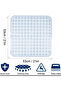 Classigue Baht Soft Non-Slip Shower Foot Massage Mat - Comfortable Non-Slip Bath Pad Size: 53cm X 53 cm Square - 3