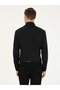 Black Slim Fit Cotton Blend Classic Shirt 50292265-Vr046 - 5