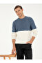 Indigo Slim Fit Crew Neck Knitwear Sweater 50292568-Vr028 - 2
