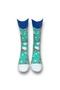 Pack of 2 Patterned Unisex Flexible Moisturizing Cotton Socks - 7