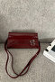 Cherry Patent Leather Shoulder Bag - Esther Buckle