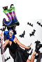 Black Cat with Halloween Boots Foil Balloon Halloween Party Balloon 35X100 cm - 3