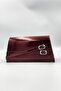 Cherry Patent Leather Shoulder Bag - Esther Buckle - 5