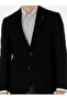 Black Slim Fit Wool Blended Sports Jacket 50270156-Vr046 - 6