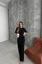 Women's Half Sleeve Camisole Casual Two-Piece Set - 3