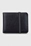 794 Model Real Leather Elastic Black Wallet
