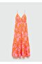 Patterned Long Dress - 3