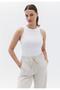 Women's 2 Pack Ribbed Halter Neck Knitted Undershirt T-Shirt - 2