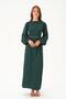 Emerald Balloon Sleeve Dress 4209A