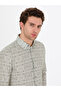 Khaki Slim Fit Long Sleeve Shirt 50265455-Vr027 - 3