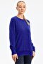 Pearl detailed knitted tunic cobalt blue - 2