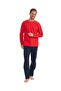 U.S. Polo Assn. Men's Long Sleeve Round Neck Combed Cotton Tracksuit Pajama Set S25836