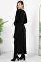 Side Tie Slit Model Dress Dks1136 - 7