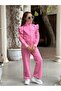 Girl's Pink Tracksuit Set - 2