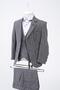 Slim Fit Boy's Chain Detail Suit / No Shirt - 5
