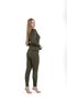 Unisex Lightweight Fabric High Heat Protection Thermal Underwear Long Sleeve Top Khaki - 6