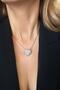 Stainless Steel Spread Heart Jewelled Star Pendant Elegant Trend Necklace - 2