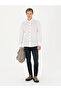 White Slim Fit Long Sleeve Shirt 50279606-Vr013 - 4