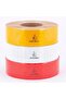 Reflective Highlighter Vehicle Auto Truck Strip Tape with 1 Mt Reflector Solid Red Warning Tape with Tweezer Approval - 7