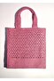 Doğal elyaf shopper çanta - 4