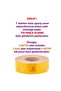 Reflective Highlighter Vehicle Auto Truck Strip Tape with 3 Mt Reflector Solid Yellow Caution Tape with Tweezer Approval - 3