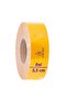 Reflective Highlighter Vehicle Auto Truck Strip Tape with 3 Mt Reflector Solid Yellow Caution Tape with Tweezer Approval - 4
