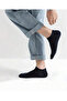 8 Pairs Women's Plain Black Color Washable Ankle Booties Socks - 3