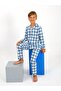 Boy's Long Sleeve 100% Cotton Buttoned Pajamas Set Vita - 2