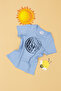 Boy's Light Blue Basic Crew Neck T-Shirt 50284819-Vr003