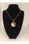 Dorica Chain Dome Necklace, Openable Necklace, Dome Necklace, Quadrant Necklace - 2