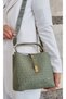 Justpolo Women's Green Hand and Shoulder Bag - 2