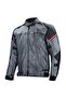RIVA COAT BLACK-GREY-RED
