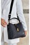 Women's Black Hand and Shoulder Bag TM1165 2055 - 2