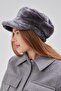 Women's Plush Cap Newsboy Winter Hat - 4