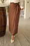 Side Tie Lined Skirt - Does Not Show - 3