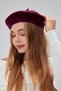 Cap Women's Artist Painter Cap Classic French Beret Fashion Artist Cap Beret Felt French Hat - 4