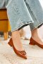 Ala Taba (3 cm Heels) V Buckle Pointed Toe Heeled Shoes - 4