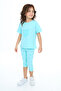 Girl's Shine on Printed Capri Suit - 2