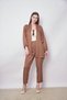 100% Iyocell Flowy Stylish Fabric Flowing and Non-Exposing Smart Summer Trousers (Cardigan Jument 60053)-Cocoa - 3