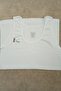 Tutku Women's Rib 100% Cotton Wide Strap White Undershirt 136 Pack of 3 - 3