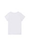 Girl's White Crew Neck T-Shirt 50283261 -Vr013 - 3