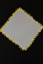 Large Size Chiffon Halay Handkerchief, 50X50Cm Gray Gold 5 Pieces, Bride Groom Wedding Henna Circumcision Engagement Bride - 9