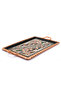 Rectangular Handle Copper Serving Tray 39 cm - 3