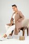 Women's Long Hijab Cardigan Ottoman Orgu Celik Mink - 8