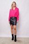 Collared, Pleated Front, Long Sleeve, Lycra-Free, Stylish Fabric Shirt-Fujya