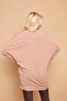 Shawl Collar Bat Pocket Long Sleeve Casual Oversize Light Lycra Knitwear Cardigan-Dark Beige - 5