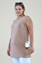 Women's Large Size Lingerie Is Hijab Does Not Show Inside Tunic Tan - 7