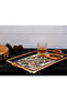 Rectangular Handle Copper Serving Tray 39 cm